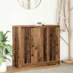 vidaXL Buffet vieux bois 85x34x76 cm bois d'ingénierie