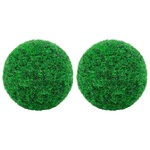 vidaXL Boules de buis artificielles 2 Pièces 27 cm