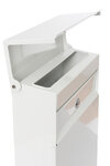 Boîte aux Lettres en Acier  Figure E6701  Serrure Protégée  Blanc