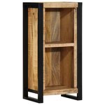 vidaXL Commode de nuit 40x30x80 cm Bois massif de manguier brut