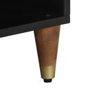 vidaXL Meuble TV Marron 80 x 33.5 x 46 cm Bois de manguier massif