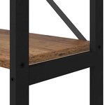 vidaXL Étagère Bois ancien 40 x 30 x 189 5 cm Bois d'ingénierie