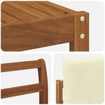 vidaXL Ensemble de canapés d'extérieur 8 pc Naturel et Crème