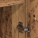 vidaXL Buffet avec tiroir Vieux bois 79 x 38 x 80 cm Bois d'ingénierie