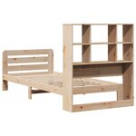 vidaXL Cadre de lit sans matelas 90x200 cm bois de pin massif