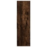 vidaXL Bibliothèque Chêne fumé 97 5x29 5x100 cm Bois d'ingénierie