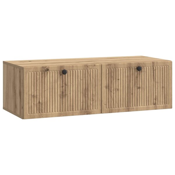 vidaXL Meuble TV mural 98 x 41 x 30 cm Chêne artisanal