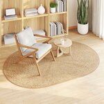vidaXL Tapis ZIZUR Marron 200 x 140 cm Polypropylène