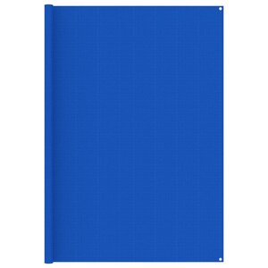 vidaXL Tapis de tente 250x450 cm Bleu