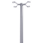 Support vertical en acier  D-USA/PL  pour boîte aux lettres ARREGUI  133 Cm  Gris