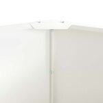 vidaXL Jardinière Blanc 60 x 60 x 50 cm Acier