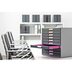 Module de classement Varicolor 10 tiroirs multicolores - Dimensions : L29,2 x H28 x P35,6 cm