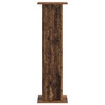 vidaXL Support de Plante 2 pc Bois ancien 30 5 x 30 x 100 5 cm