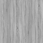 vidaXL Ensemble de meubles de salle de bain 2 Pièces Sonoma gris