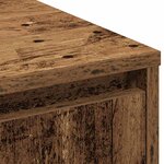 Buffet vidaXL avec LED  Bois Vieilli  90x32x75 cm  Bois Composite