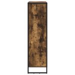 vidaXL Bibliothèque 2 Pièces Chêne Fumé 99 5 x 30 x 108 cm