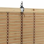 vidaXL Store enrouleur Autre Marron Clair 140 x 160 cm Bambou