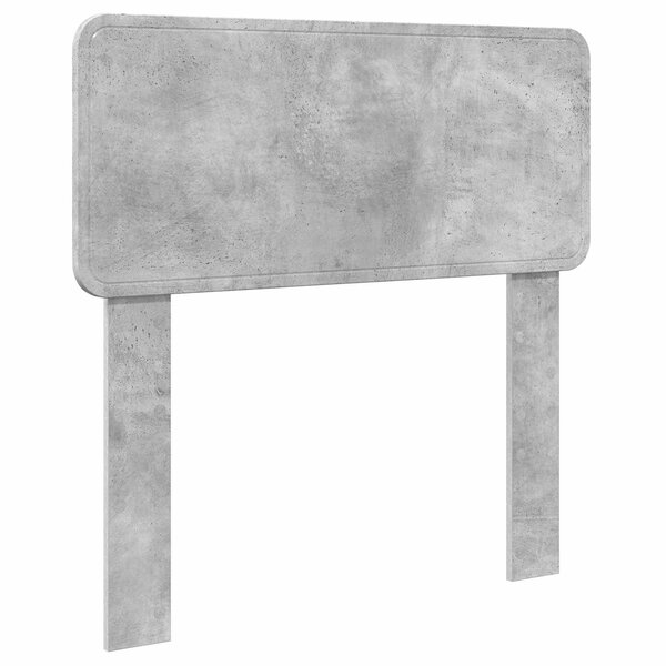 vidaXL Tête de lit Gris béton 90 cm Bois d'ingénierie