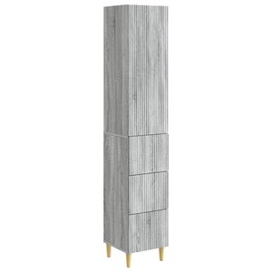 vidaXL Ensemble de Meubles 2 Pièces Sonoma gris 33 x 34 5 x 90 cm