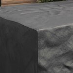vidaXL Housse pour mobilier d'extérieur Noir 200 x 150 x 85 cm 420D