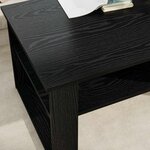 vidaXL Table basse Chêne noir 96 x 54 x 44 cm Bois d'ingénierie