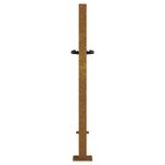 vidaXL Portail de jardin 105x80 cm acier corten conception de carré