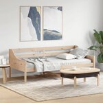 vidaXL Lit de jour sans matelas 80x200 cm bois de pin massif