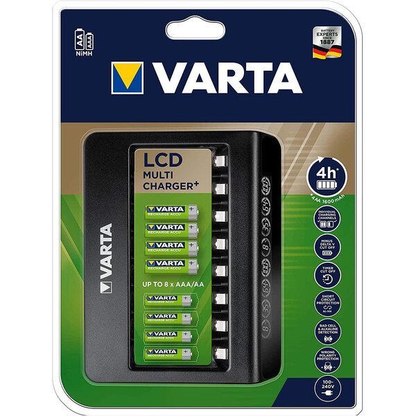 VARTA Chargeur LCD Multi Charger+  non garni VARTA