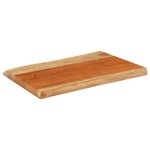 vidaXL Dessus de table 50x40x3 8 cm rectangulaire bois massif d'acacia