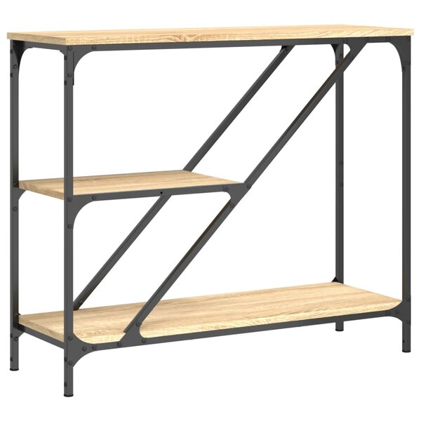 vidaXL Table console chêne sonoma 88 5x30x75 cm bois d'ingénierie