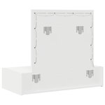 vidaXL Table de Toilette Blanc 83 x 40 x 70 cm Bois d'ingénierie