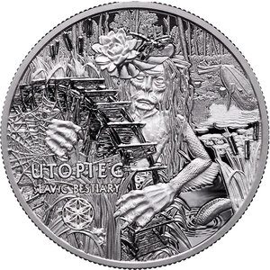 Monnaie UTOPIEC Slavic Bestiary 2 Oz Argent 1000 Francs Cameroon 2026 (PRÉCOMMANDE)
