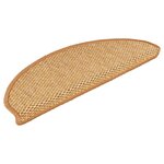 vidaXL Tapis d'escalier autocollants 30 Pièces 65x21x4 cm sisal