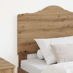 vidaXL Tête de lit Chêne artisanal 100 cm Bois d'ingénierie