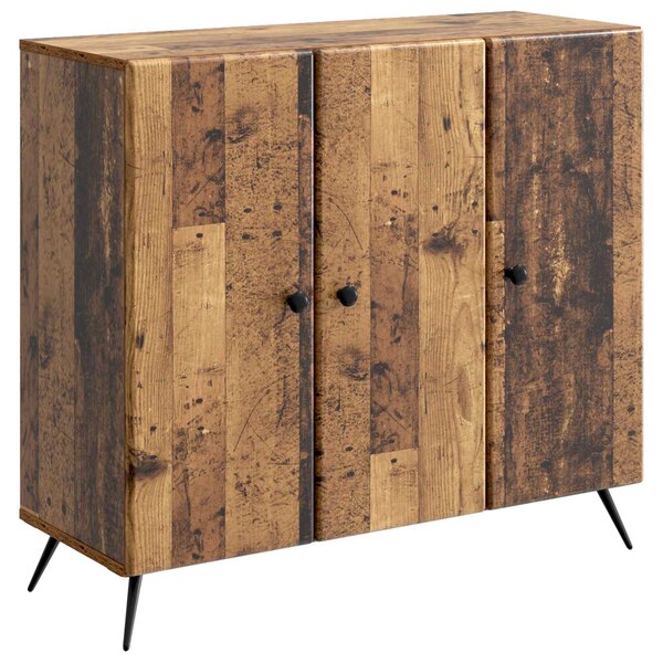 vidaXL Buffet Bois ancien 89 x 34 5 x 80 cm Bois d'ingénierie