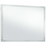 vidaXL Miroir mural à LED pour salle de bains 100x60 cm