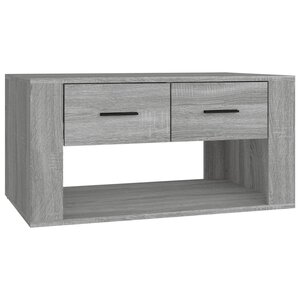 vidaXL Table basse Sonoma gris 80x50x40 cm Bois d'ingénierie