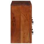 vidaXL Buffets & Commodes Marron 80 x 30 x 55 cm Bois d'acacia massif