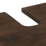 vidaXL Ensemble de mobilier de salle de bain 2 Pièces Noisette Marron
