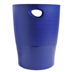 Corbeille-à-papier ecobin forever - bleu nuit - x 8 - exacompta