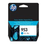 Hp 953 cartouche d'encre cyan authentique pour hp officejet pro 8710/8715/8720 (f6u12ae)