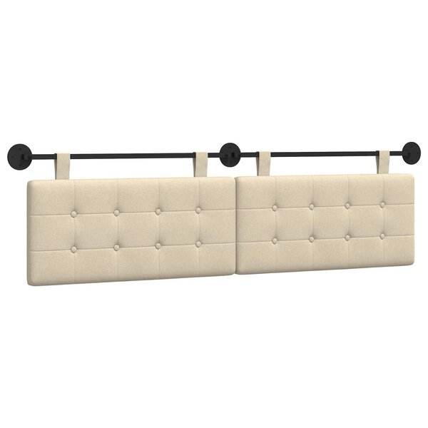 vidaXL Tête de lit suspendue Tissu