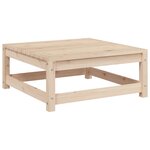 vidaXL Salon de jardin 7 Pièces avec coussins bois de pin massif