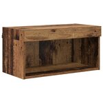 vidaXL Unité murale de TV 6 Pièces Bois Ancien Bois d'ingénierie