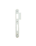 Gâche pour serrure à encastrée zinguée à bouts ronds  avec traine 2cm  hauteur 170mm -  THIRARD
