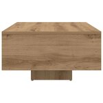 vidaXL Table basse Chêne artisanal 85 x 55 x 31 cm Bois d'ingénierie