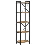 vidaXL Étagère Chêne artisanal 40 x 30 x 155 cm Bois d'ingénierie