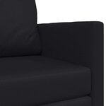 vidaXL Canapé-Lit 110cm Noir Simili cuir