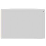 vidaXL Armoires murales 2 Pièces blanc 68x30x20 cm Bois d'ingénierie