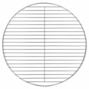 vidaXL Grille de barbecue Argent 43 x 43 cm Acier inoxydable